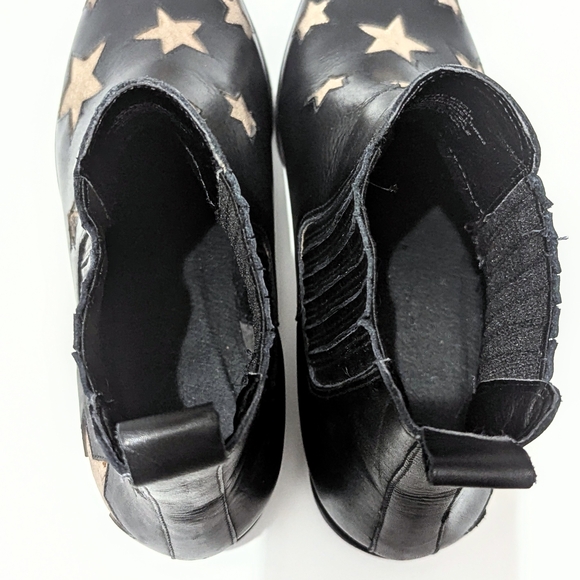 Matisse Sheryl Crow Star Boots Matisse Black Star Ankle Star Booties - Picture 7 of 9